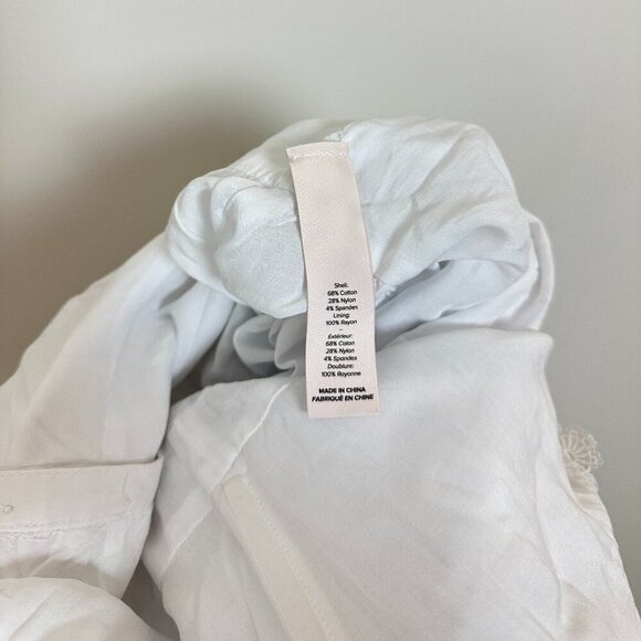 CINQ A SEPT Aziza Lace Sleeveless Minidress in White Size US 0 - Picture 10 of 11